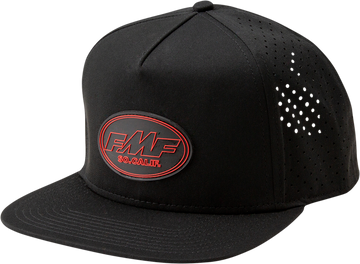 FMF Murky Hat - Black/Red - One Size FA22196909BLROS