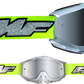 FMF PowerBomb Goggles - Rocket - Silver Lime - Silver Mirror F-50037-00011