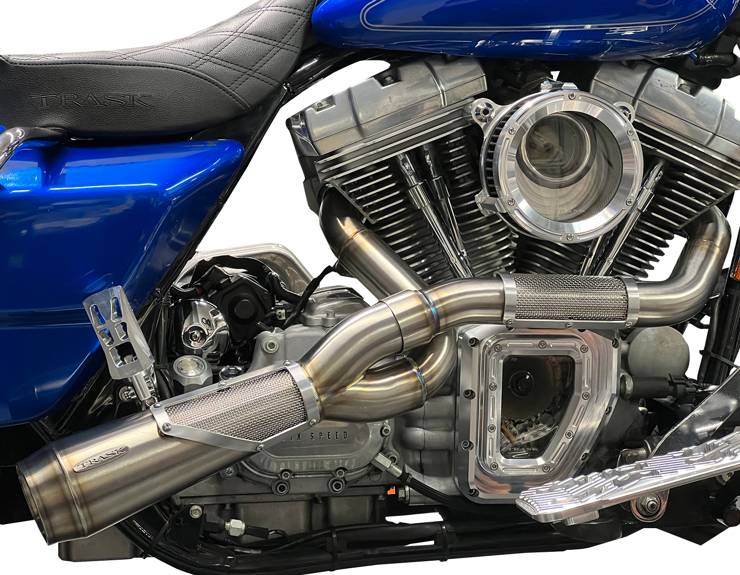 TRASK 2-into-1 Big Sexy Exhaust System - Raw Stainless Steel TM-5120