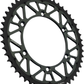 JT SPROCKETS Steel Rear Sprocket - Graphite - 50 Tooth JTX460.50GR by JT Rear Sprockets   Steel Type