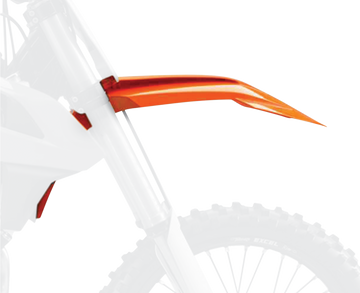 POLISPORT Fender - Front - Orange - SX 65 8572200001