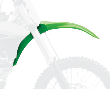 POLISPORT Fender - Front - OEM Green - KX 250F/450F 8573800001