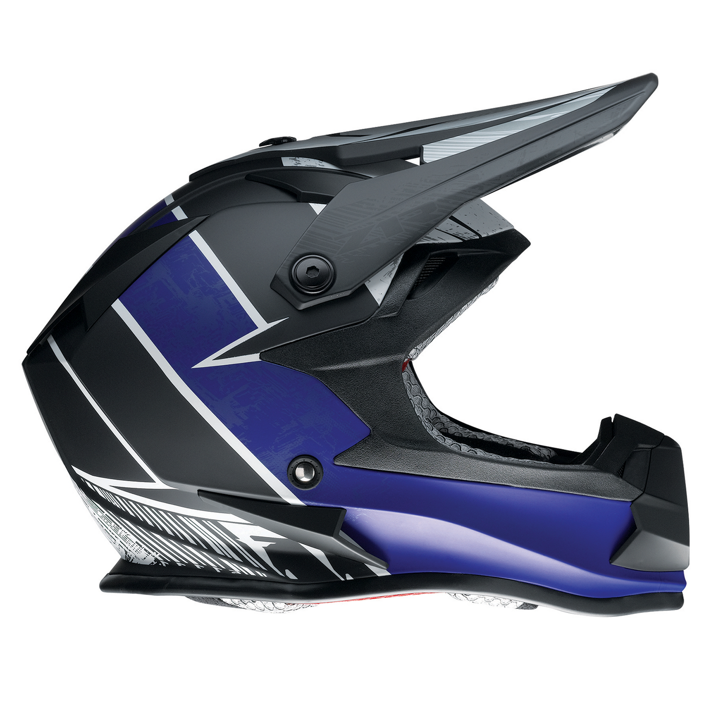 Z1R Youth F.I. Helmet - Fractal - MIPS? - Matte Black/Blue - Medium 0111-1512