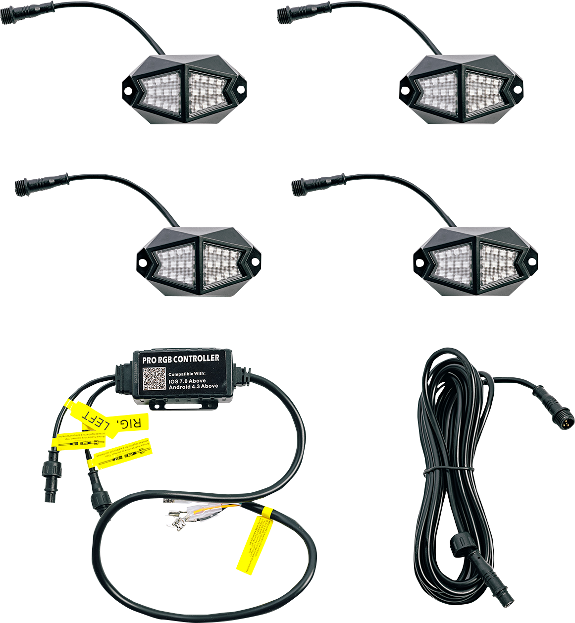 WHIPITLIGHTRODS 4 Pod Rock Light 25-400