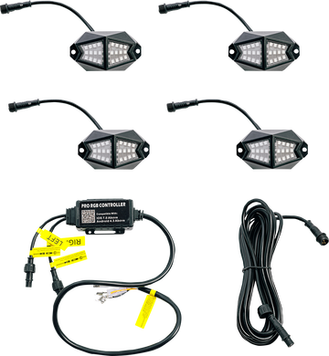 WHIPITLIGHTRODS 4 Pod Rock Light 25-400