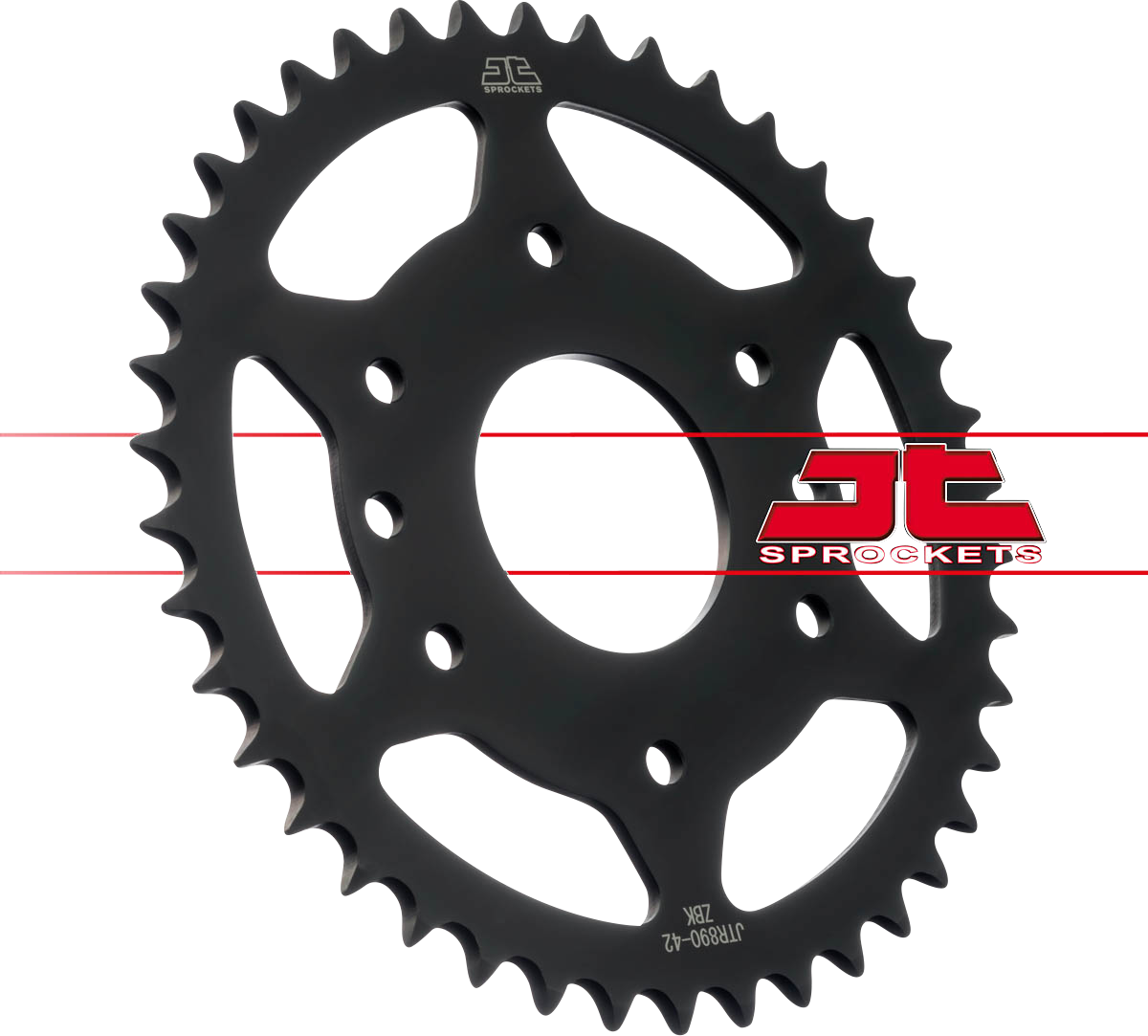 JT SPROCKETS Rear Sprocket - 42 Tooth - KTM JTR890.42ZBK by JT Rear Sprockets   Steel Type