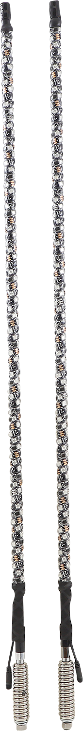 WHIPITLIGHTRODS 3' Light Rod Whip - Bluetooth - Pair - Black SB-RGBBT-132