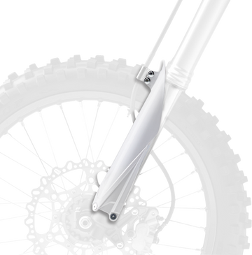 POLISPORT Fork Guard Cover - White 8352000001