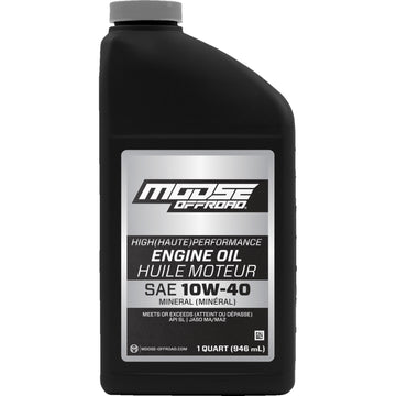 Moose Offroad Mineral Oil - 10W40 - 1 US quart 219379 | 4 Stroke Engine Oils