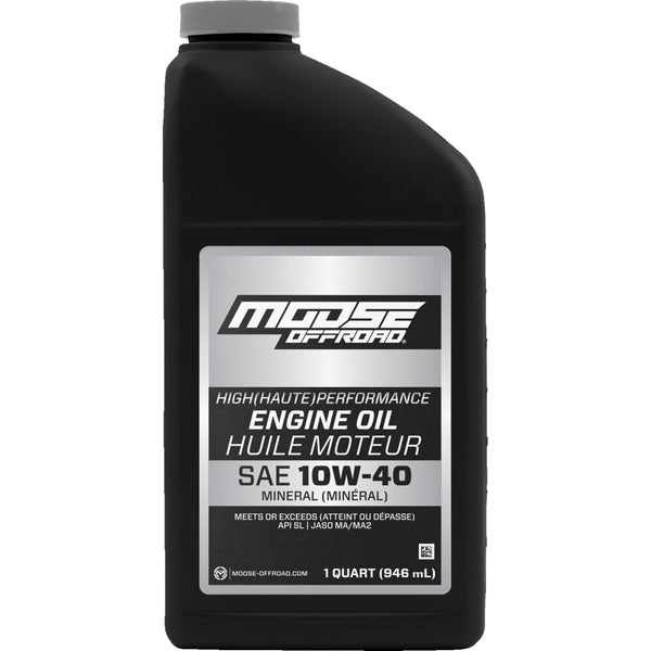 Moose Offroad Mineral Oil - 10W40 - 1 US quart 219379
