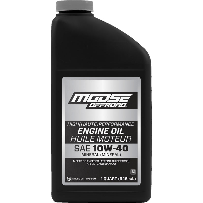Moose Offroad Mineral Oil - 10W40 - 1 US quart 219379 | 4 Stroke Engine Oils