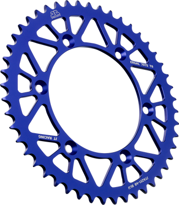 JT SPROCKETS Rear Sprocket - Blue - 48 Tooth - Yamaha JTA251.48BLU by JT Rear Sprockets   Aluminum/Alloy