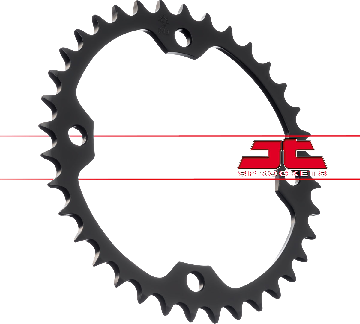 JT SPROCKETS Rear Sprocket - 36 Tooth - Yamaha JTR1857.36 by JT Rear Sprockets   Steel Type