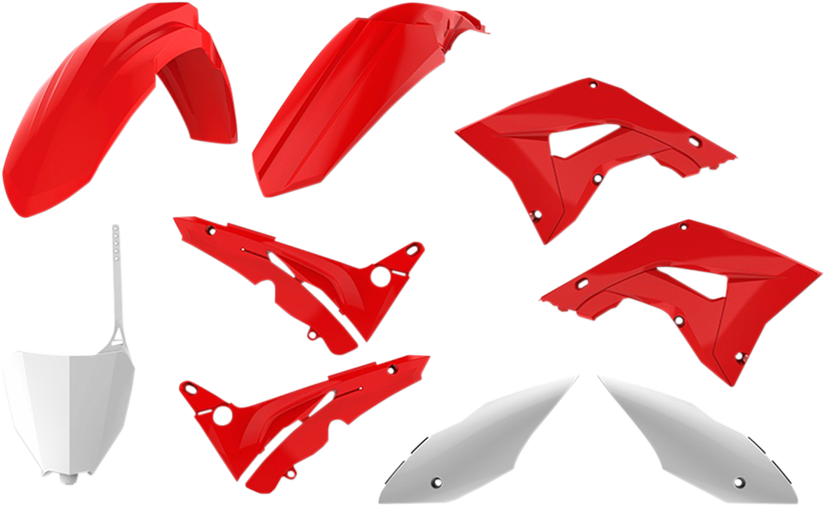 POLISPORT Restyled Body Kit - Complete - OEM Red/White - CR 125R/250R 90772