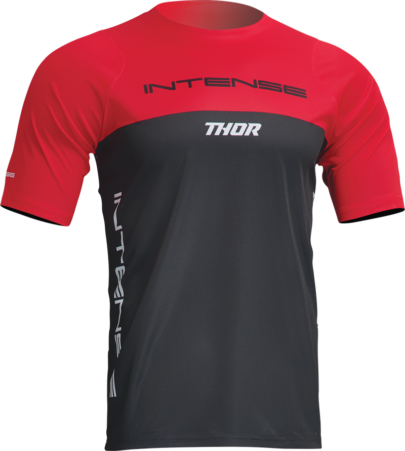 THOR Intense Assist Censis Short-Sleeve Jersey - Red/Black - Medium 5020-0206