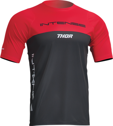 THOR Intense Assist Censis Short-Sleeve Jersey - Red/Black - XS 5020-0204