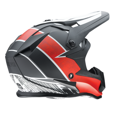 Z1R Youth F.I. Helmet - Fractal - MIPS? - Matte Black/Red - Large 0111-1519