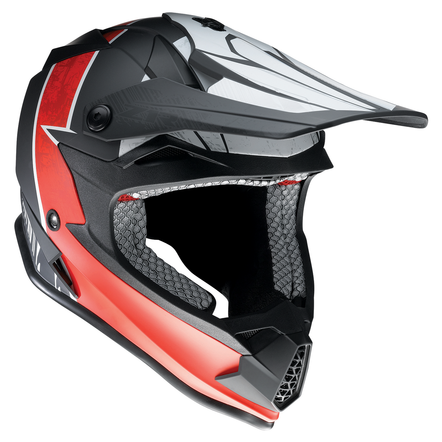 Z1R Youth F.I. Helmet - Fractal - MIPS? - Matte Black/Red - Large 0111-1519