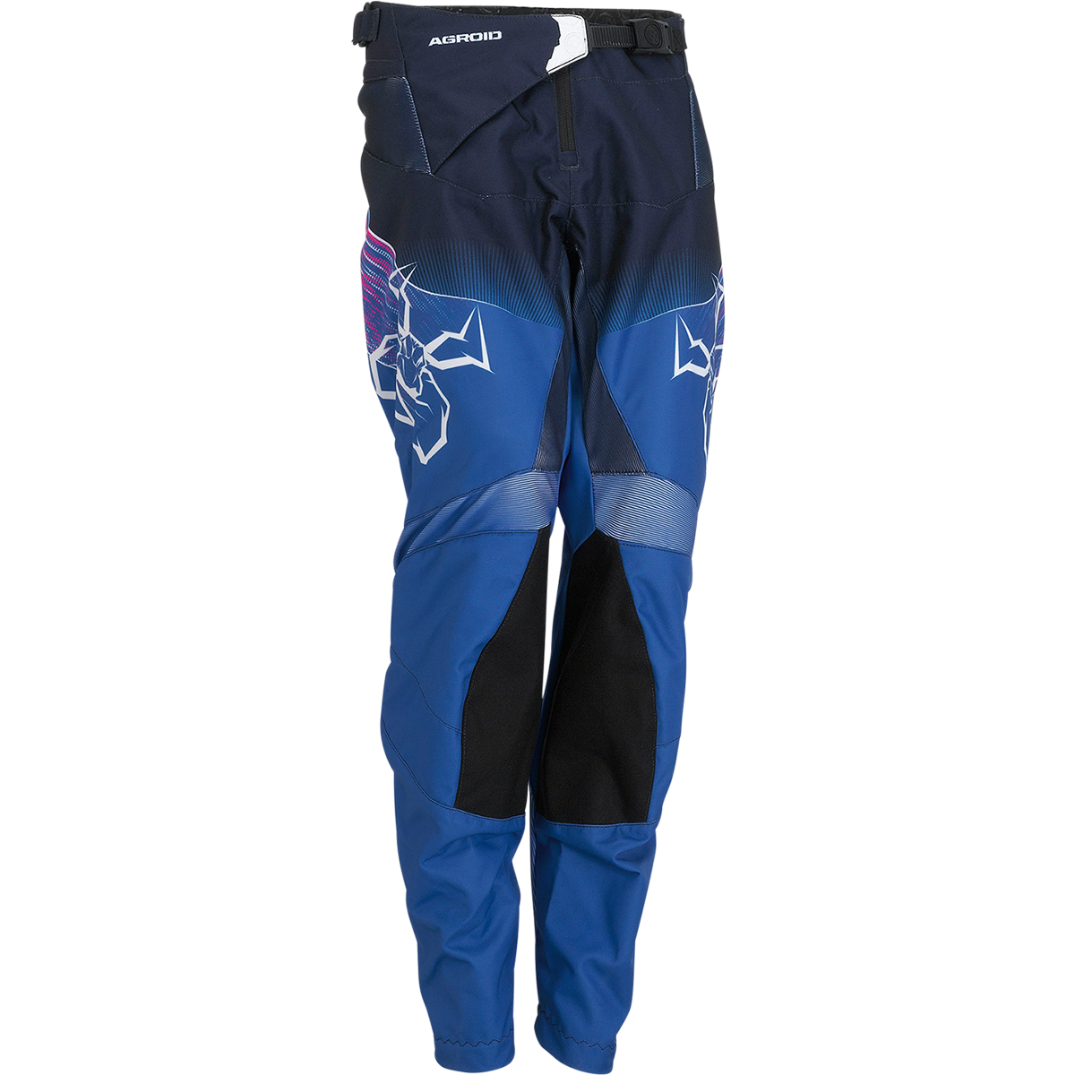 MOOSE RACING Youth Agroid Pants - Pink/Blue - 28 2903-2266 by Moose Racing