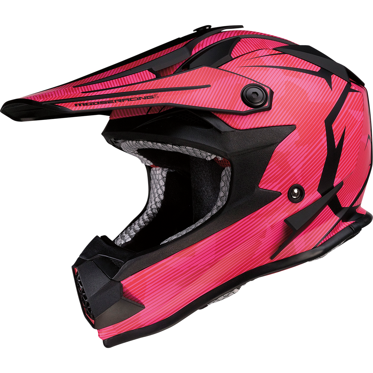 MOOSE RACING Youth F.I. Helmet - Agroid Camo - MIPS? - Pink/Red - Large 0111-1528 by Moose Racing