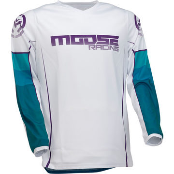 MOOSE RACING Qualifier? Jersey - Blue/White - Medium 2910-7173 by Moose Racing