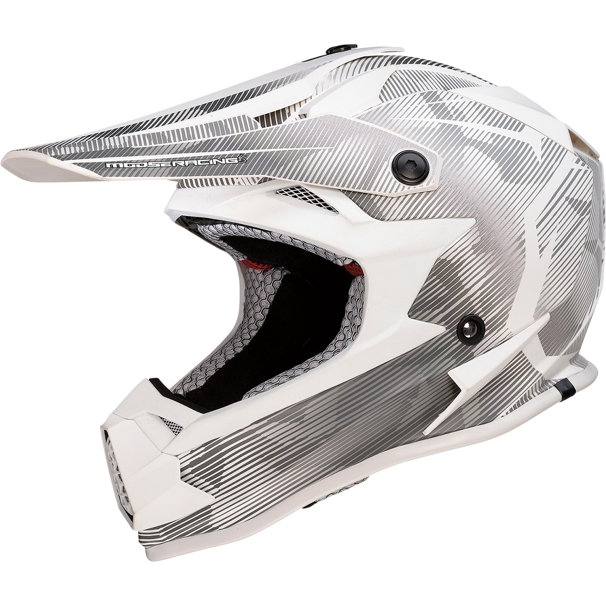 MOOSE RACING Youth F.I. Helmet - Agroid Camo - MIPS? - Gray/White - Large 0111-1531 by Moose Racing