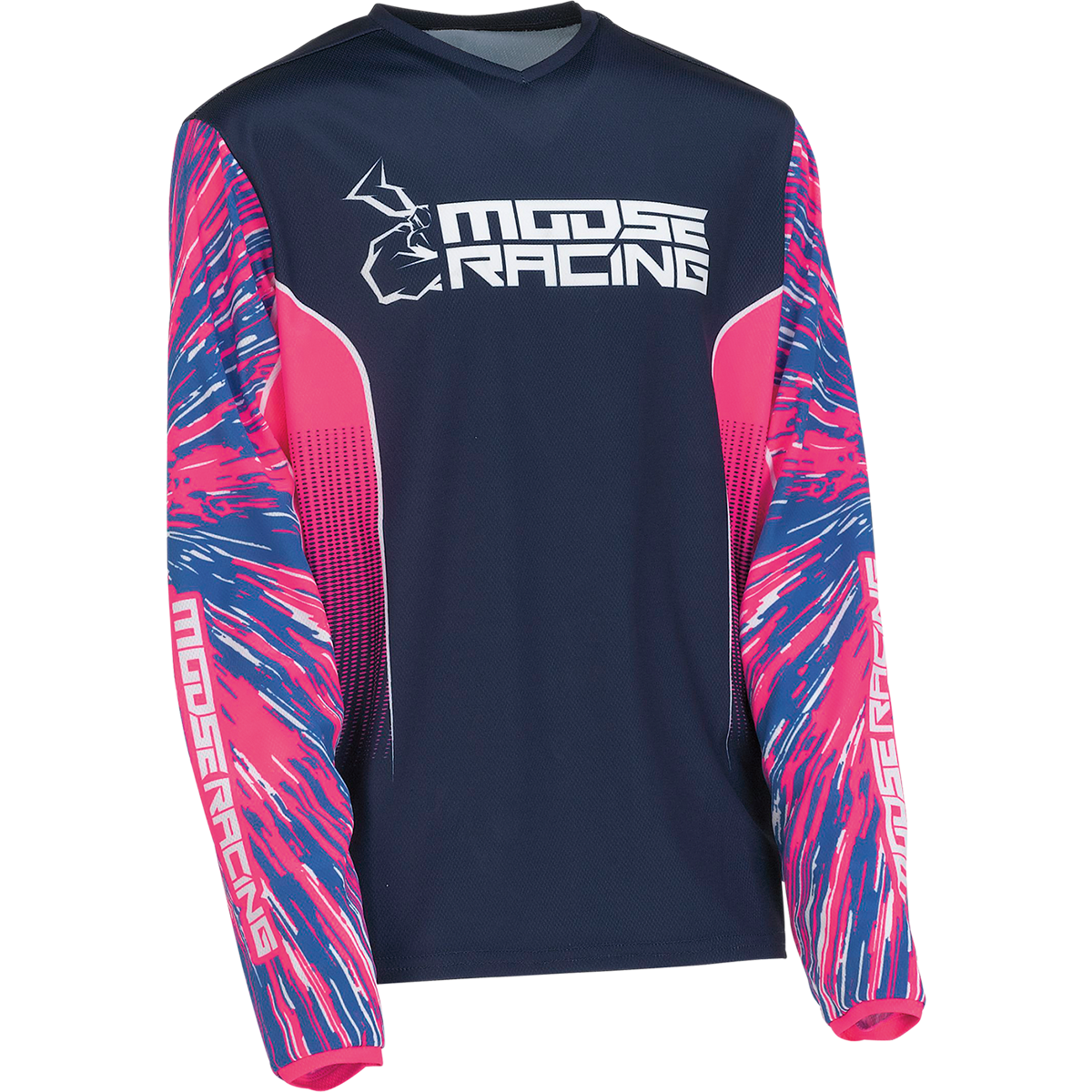 MOOSE RACING Youth Agroid Jersey - Pink/Blue - XL 2912-2260 by Moose Racing