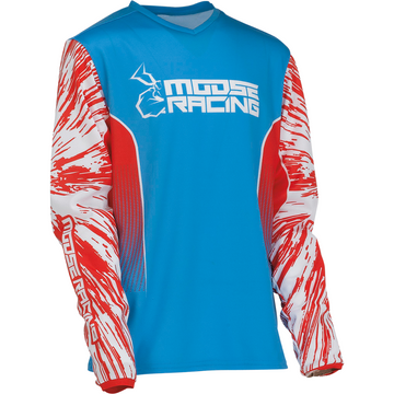 MOOSE RACING Youth Agroid Jersey - Red/White/Blue - XS 2912-2261 by Moose Racing