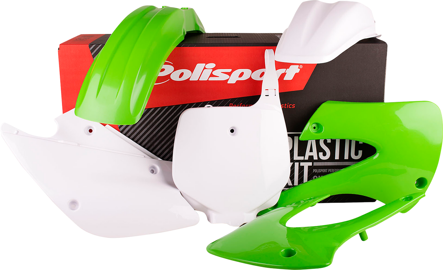 POLISPORT Body Kit - Complete - OEM Green/White - KX 85 90541