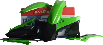 POLISPORT Body Kit - Complete - '09 OEM Green/Black - KX 250F 90206