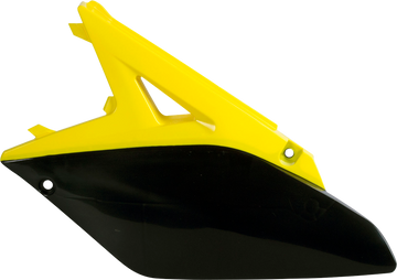 POLISPORT Side Panels - '10-'12 OEM Yellow/Black - RMZ 250 8605200001