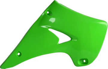 POLISPORT Radiator Cover - OEM Green - KX 125/250 8429100007