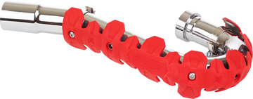 POLISPORT Armadillo Long Head Pipe Guard - Red 8483800004