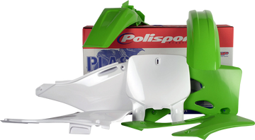 POLISPORT Body Kit - Complete - OEM Green/White - KX 125/250 90089