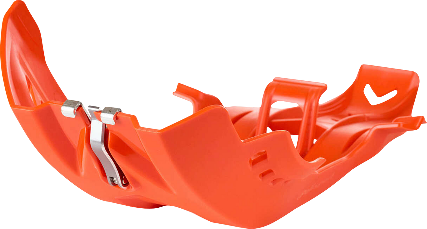 POLISPORT Fortress Skid Plate - Orange - KTM 8469100005