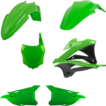 POLISPORT Body Kit - Complete - OEM Green - KX 85 90922