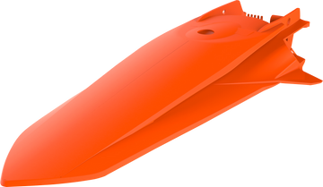 POLISPORT Fender - Rear - Orange - EXC/EXC-F | XC-W/XCF-W 8557000001