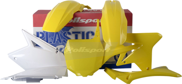 POLISPORT Body Kit - '07-'08 OEM Yellow/White - RM-Z 250 90123