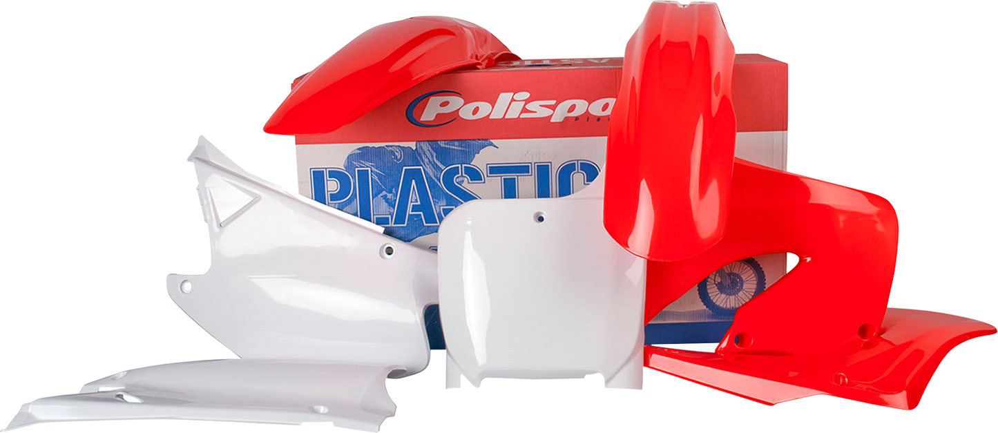 POLISPORT Body Kit - Complete - OEM Red/White - CR 125R/250R 90081