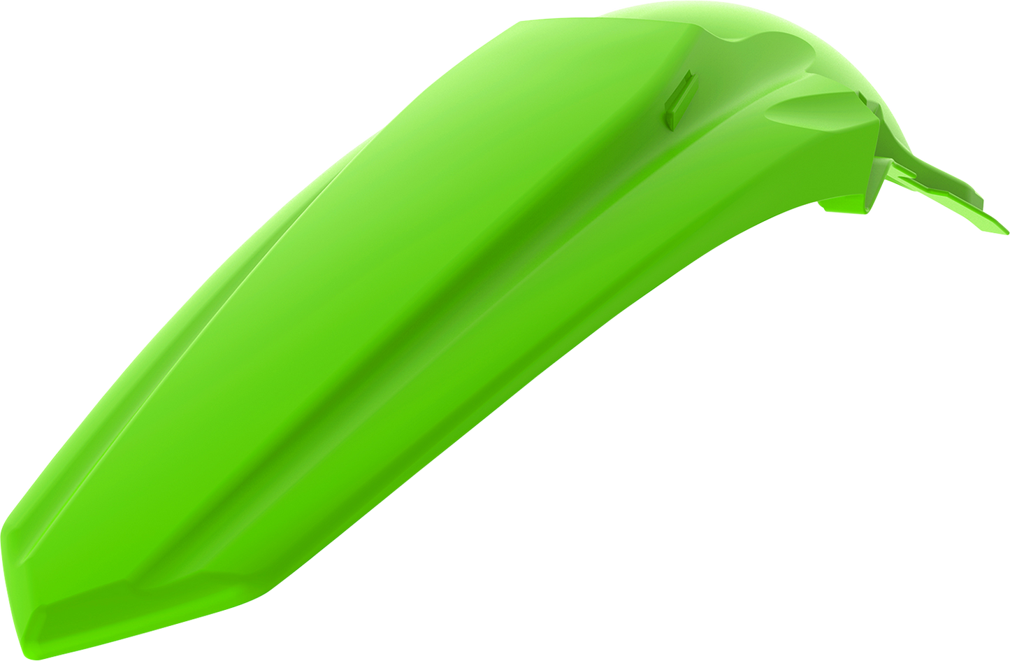 POLISPORT Fender - Rear - Restyle - Fluorescent Green - KX 125/250 8585400004