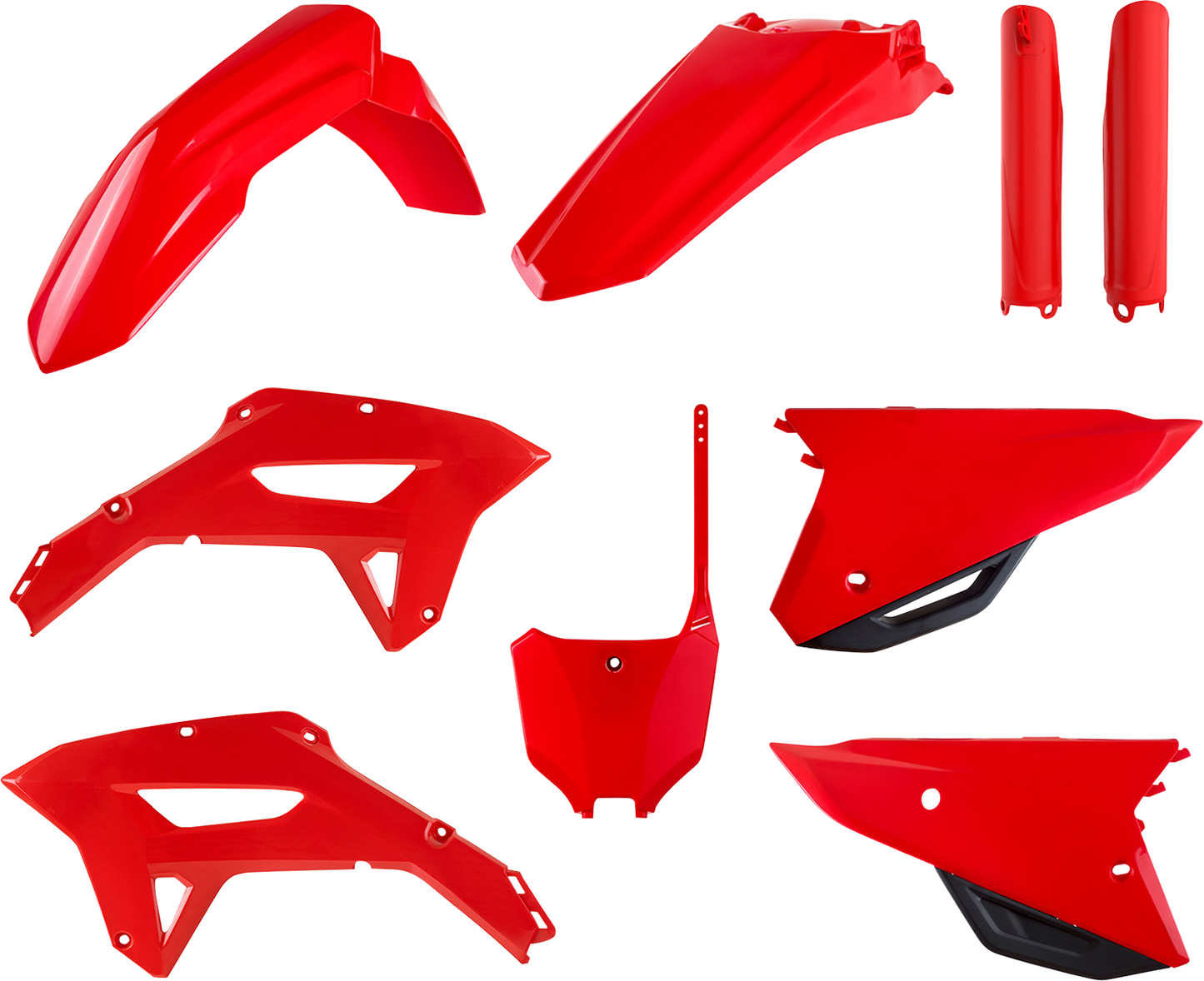 POLISPORT Body Kit - Complete - OEM Red - CRF 450RX 91092