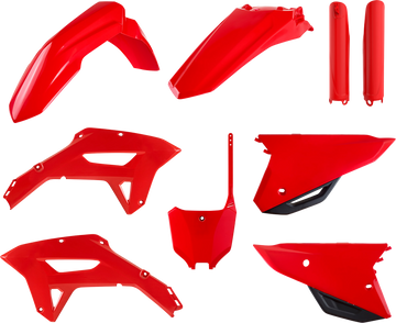 POLISPORT Body Kit - Complete - OEM Red - CRF 450RX 91092