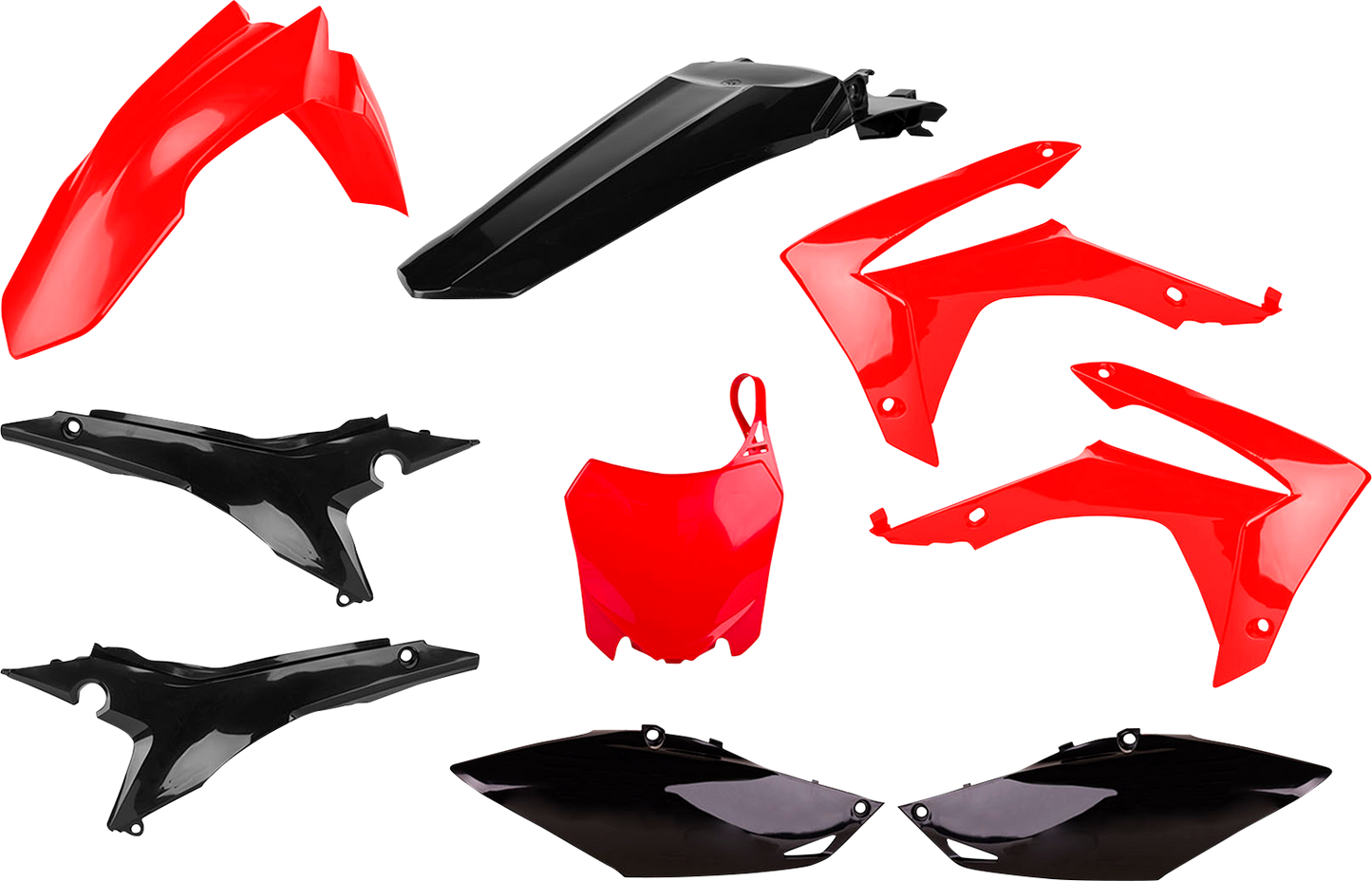 POLISPORT Body Kit - Complete - Red/Black - CRF250R/450R 90832