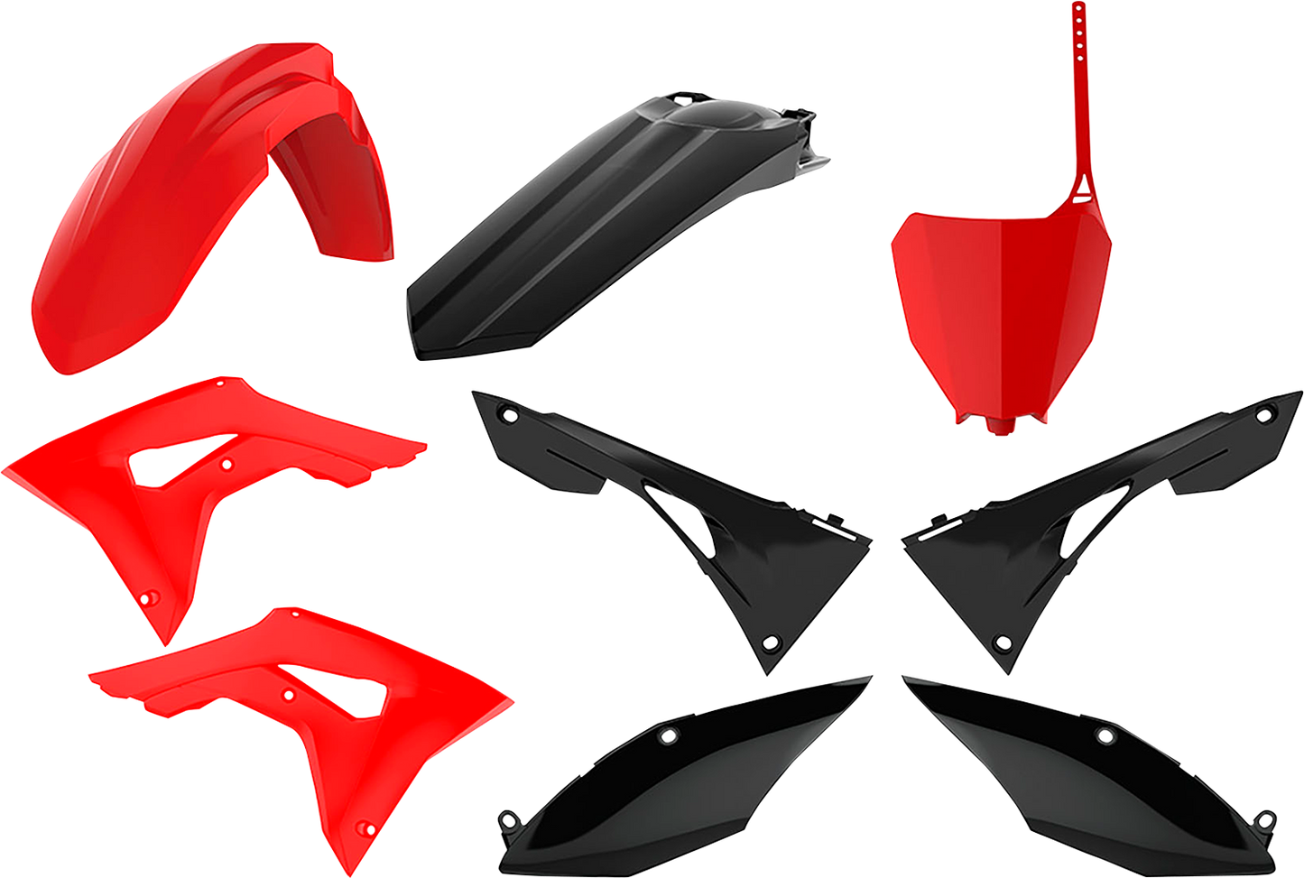 POLISPORT Body Kit - Complete - Red/Black - CRF 250R/450R 90833