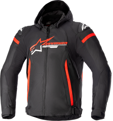 ALPINESTARS Zaca Waterproof Jacket - Black/Red/White - XL 3206423-1342-XL