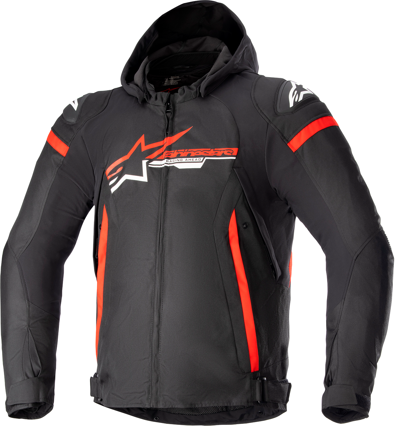 ALPINESTARS Zaca Waterproof Jacket - Black/Red/White - Large 3206423-1342-L