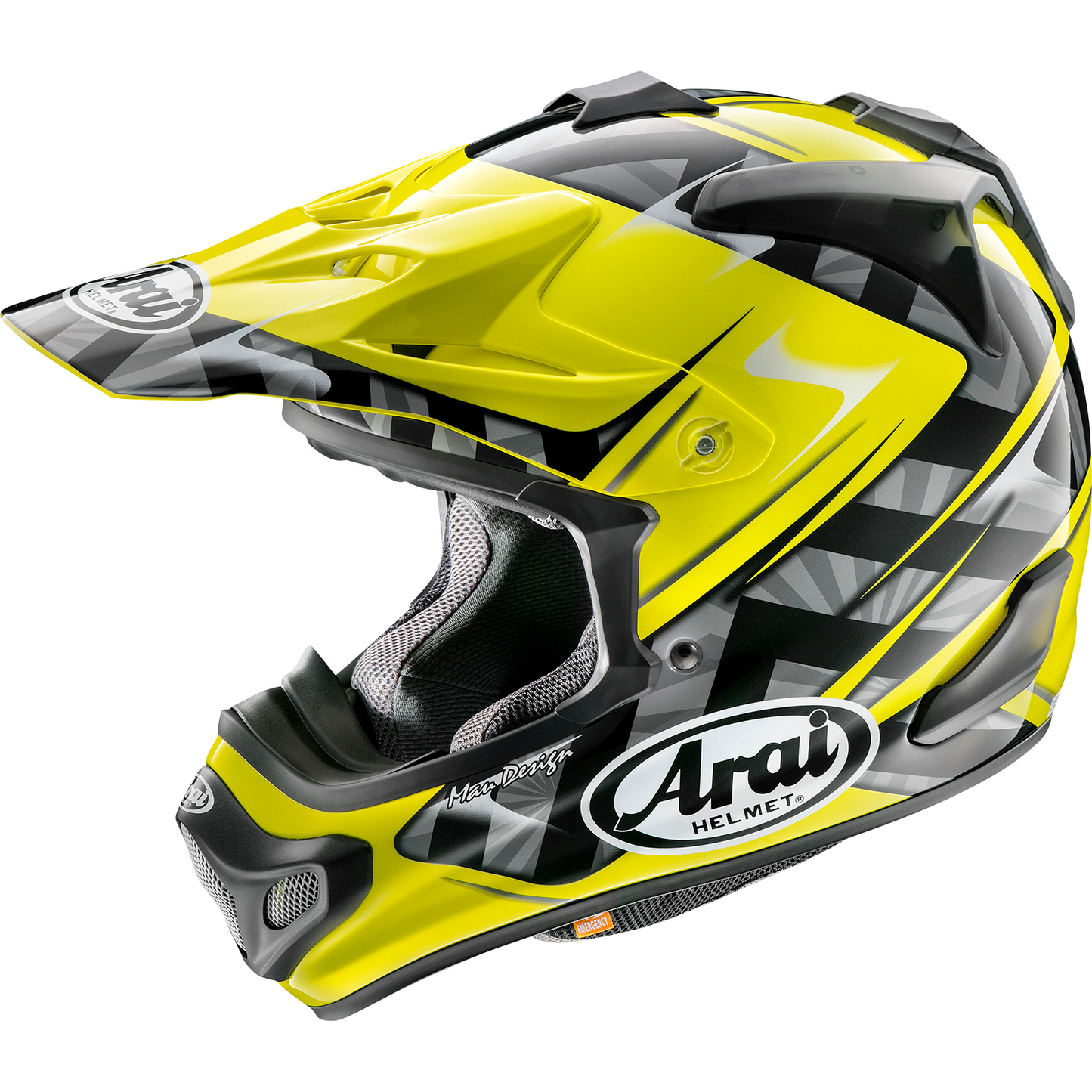 ARAI HELMETS VX-Pro4 Helmet - Scoop - Yellow - Small 0110-8197