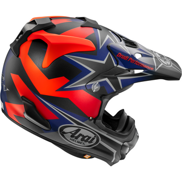 ARAI HELMETS VX-Pro4 Helmet - Stars & Stripes - Black Frost - Small 0110-8207