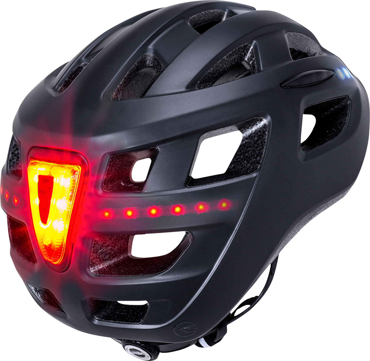 KALI Central Lit Helmet - Matte Black - L/XL 0250521217
