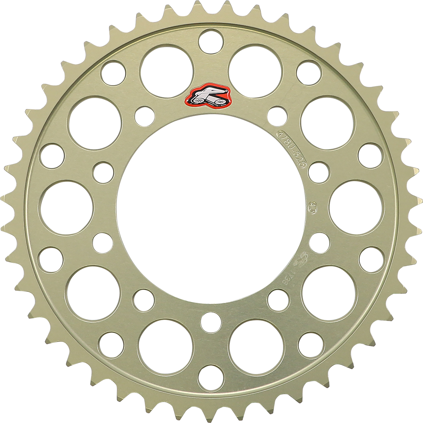 RENTHAL Rear Sprocket - 43 Tooth 478U-525-43P-HA